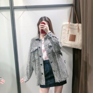 Women's Tweed Shirt Jacket - Effortless Style